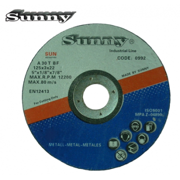 SUNNY CUTTING DISC  4" TO 7"   ( Grade : A30TBF )