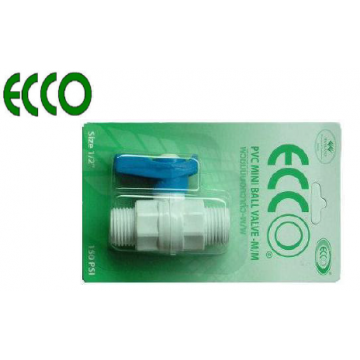 ECCO PVC MINI BALL VALVES - 1/2” M x M